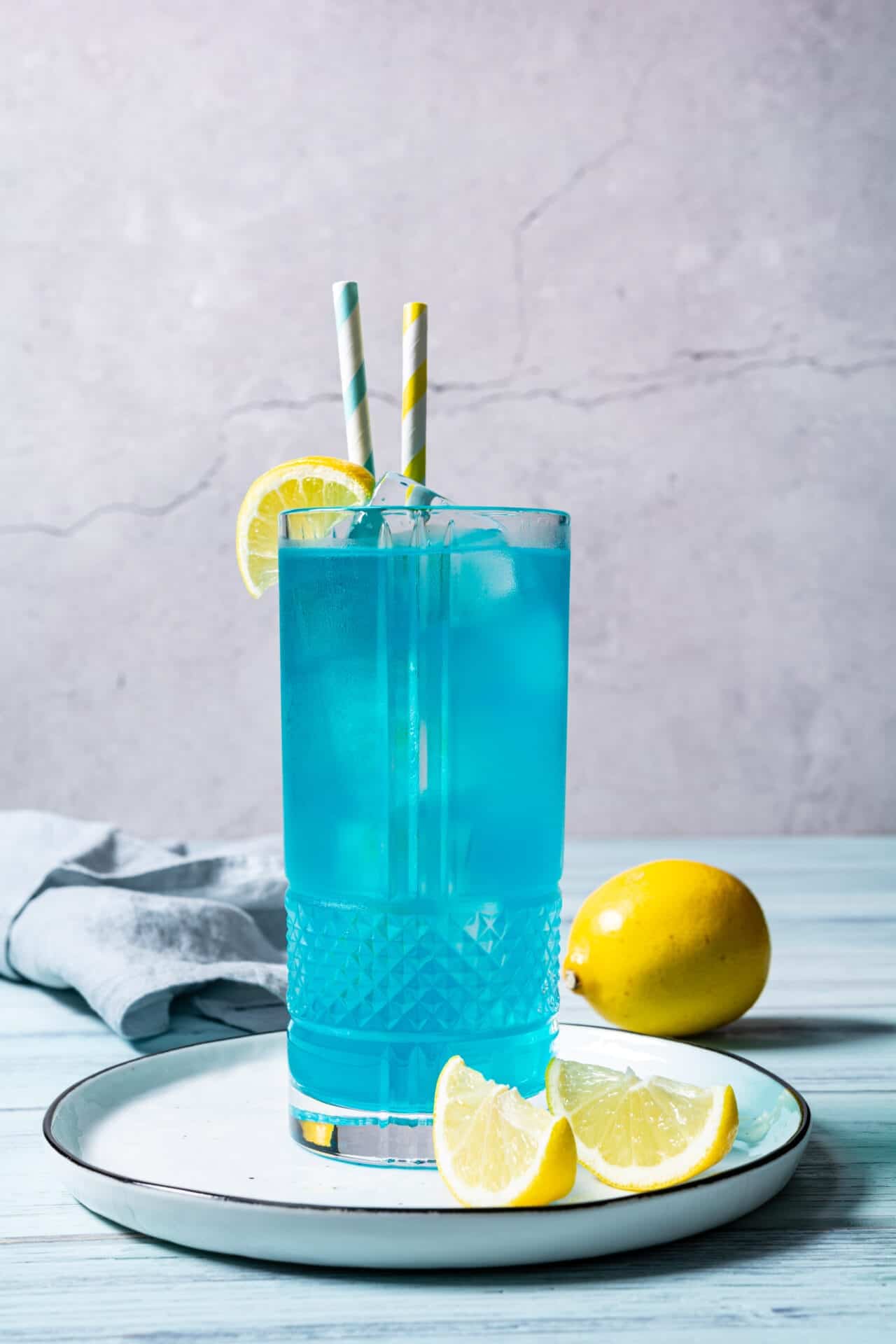 Blue Long Island Twist and Toast