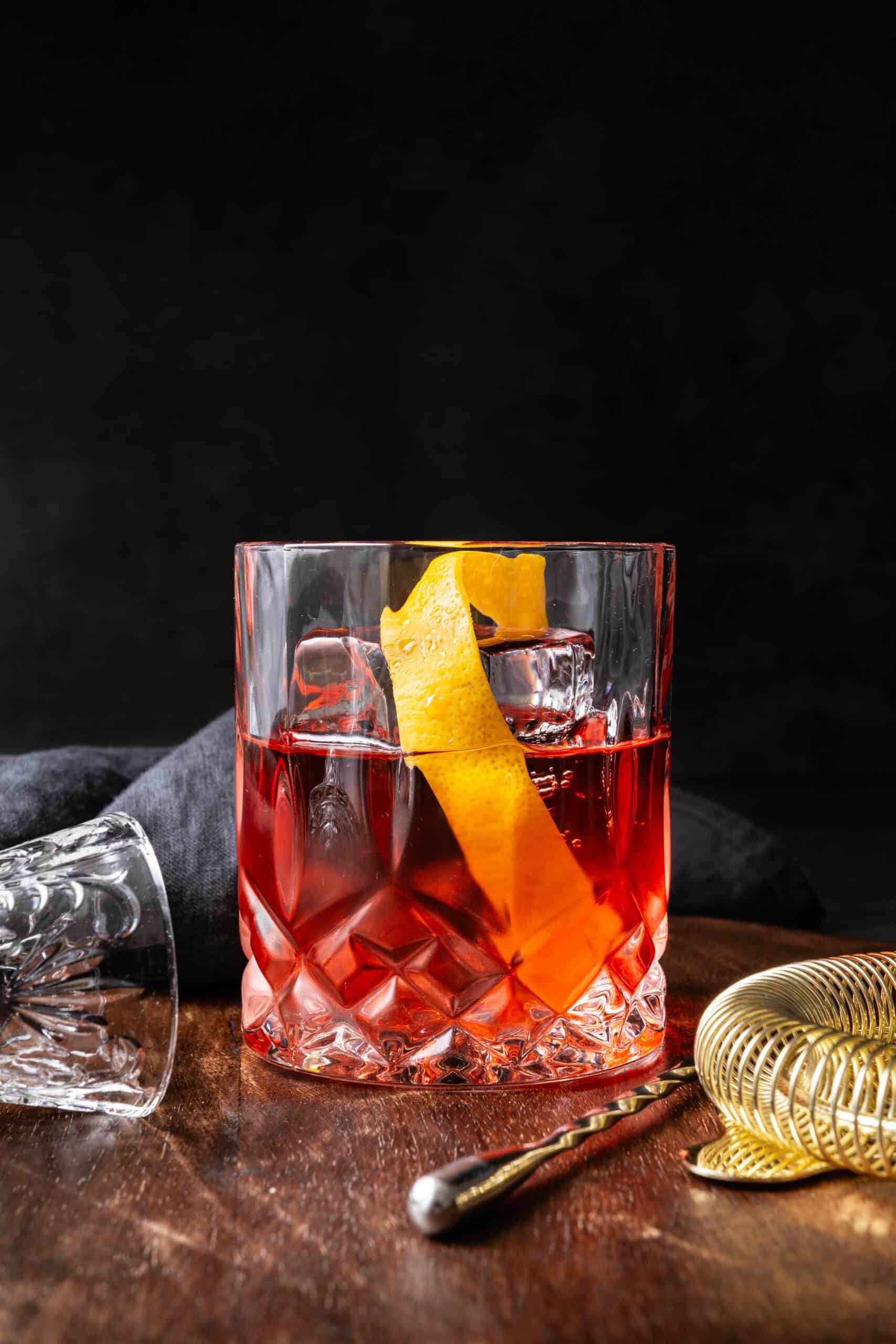 Gin Campari Old Fashioned Twist And Toast
