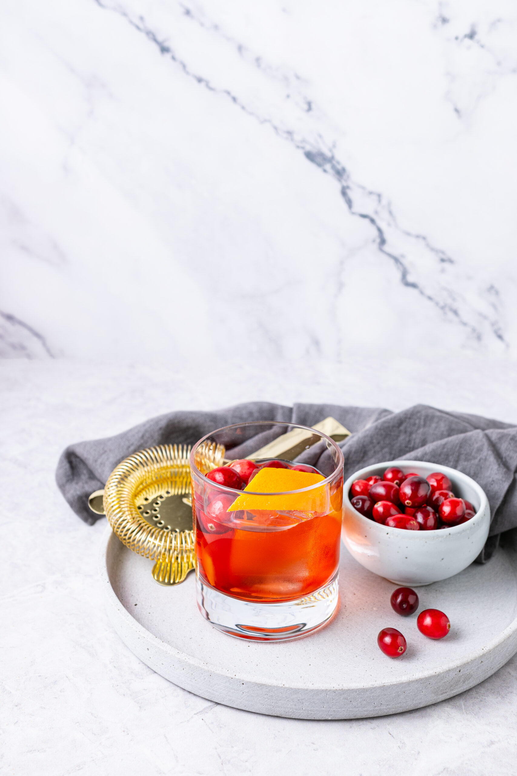 Cranberry Old Fashioned - twistandtoast