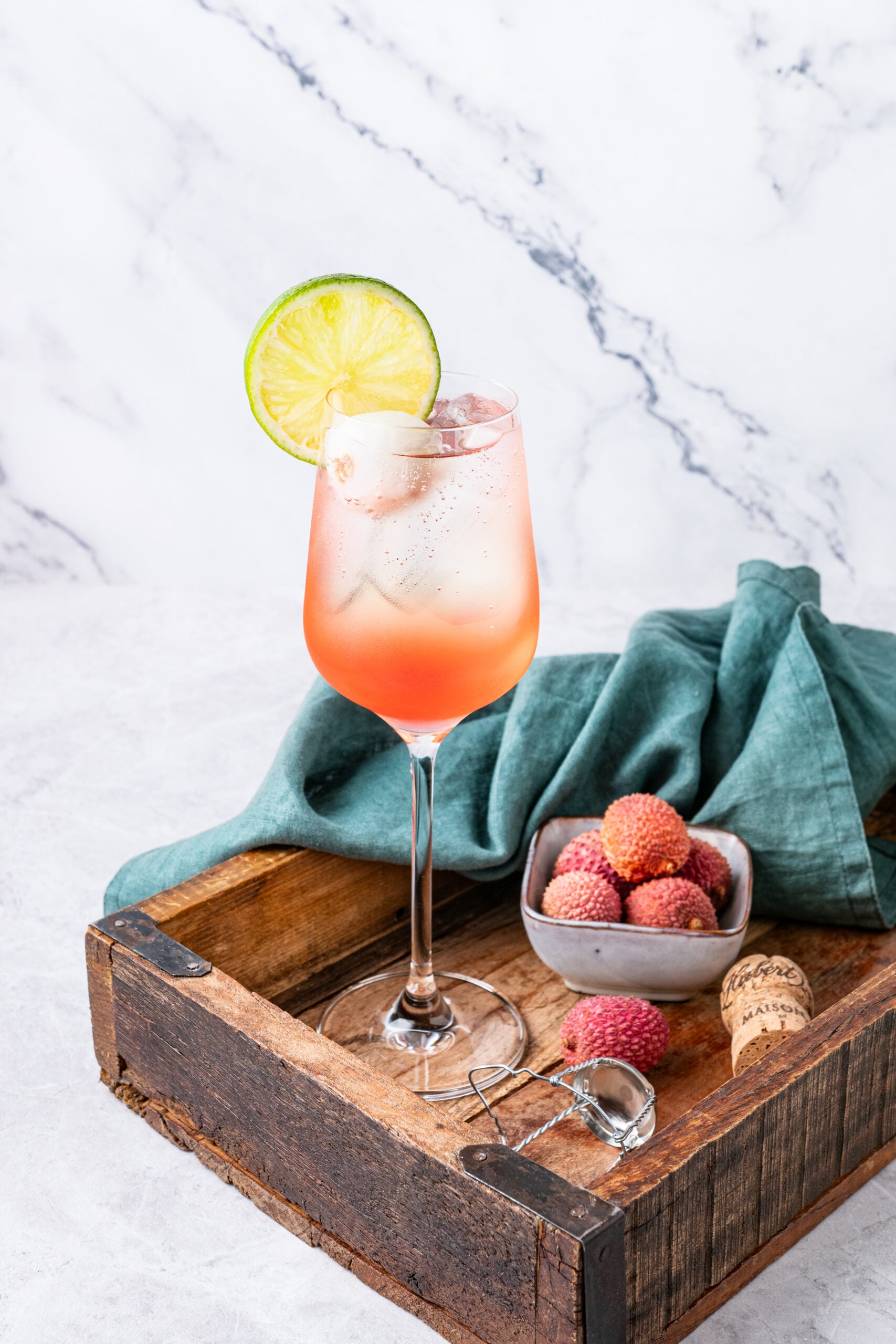 Lychee Spritz - twistandtoast