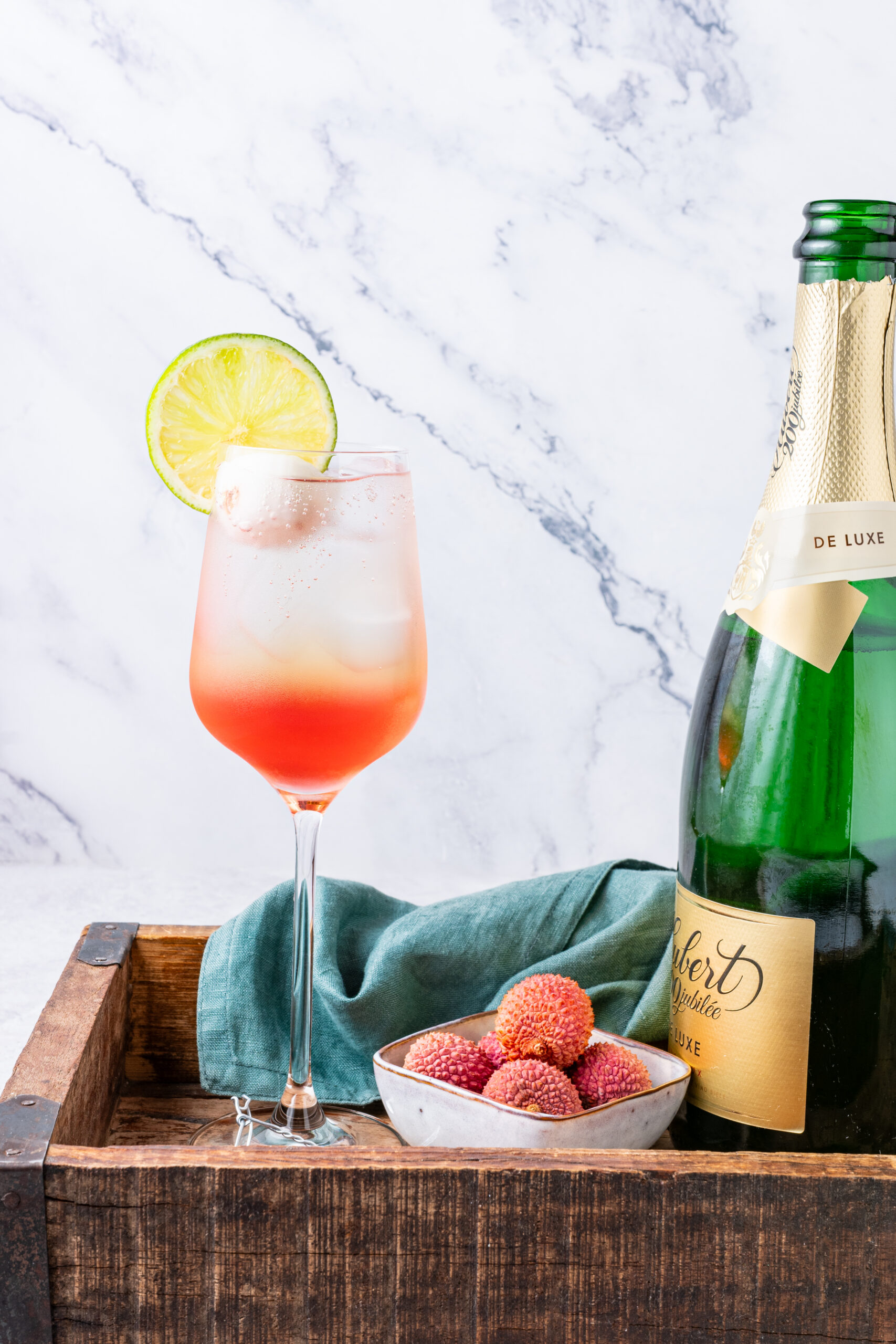 Lychee Spritz - twistandtoast
