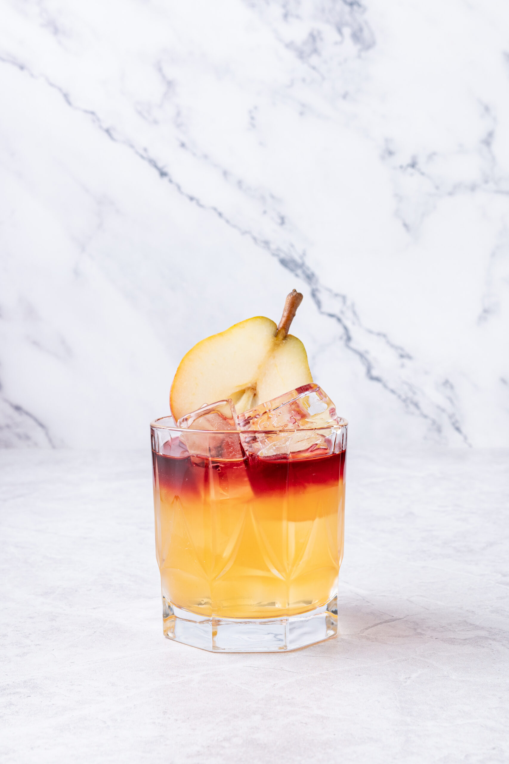 Jubilee Cocktail shot from the side