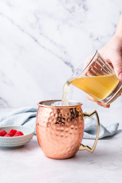 Raspberry Moscow Mule step 3
