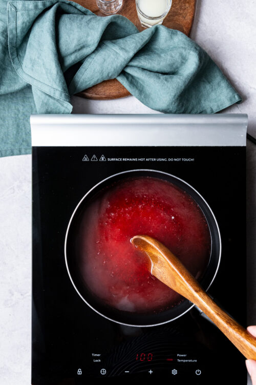 Grenadine Syrup Recipe step 1