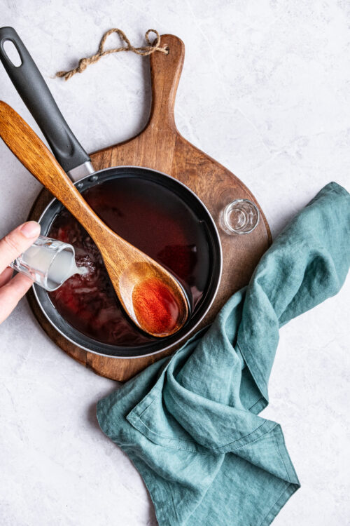 Grenadine Syrup Recipe step 2